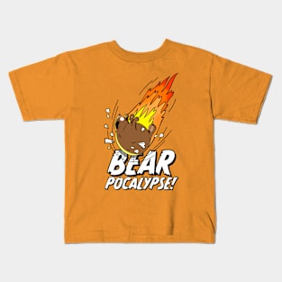 BEARPOCALYPSE! Meteor Bear Kids T-Shirt